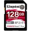 Kingston Canvas React Plus SDR2 128 GB Class 10/UHS-II (U3) V90 SDXC